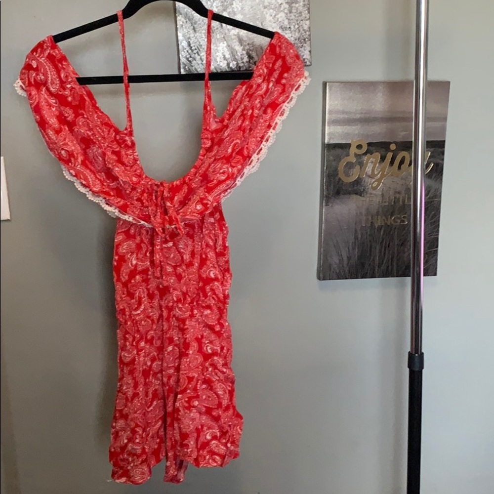 Off the shoulder romper